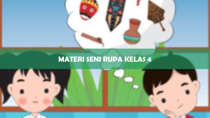 materi prinsip seni rupa bahan unsur konsep kelas berkarya