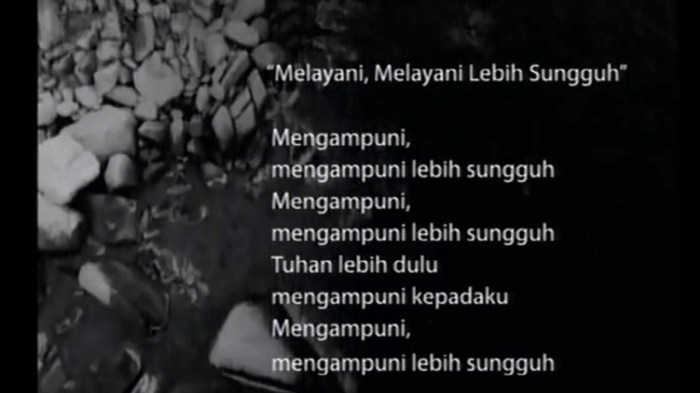 melayani melayani lebih sungguh lirik