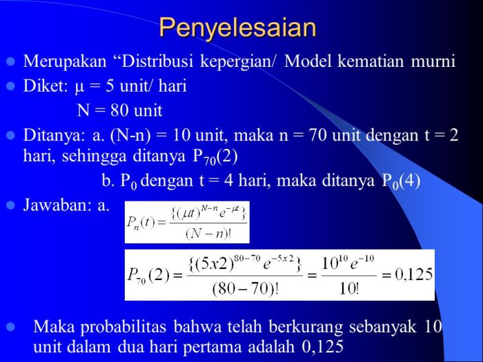 contoh soal teori antrian dan jawabannya