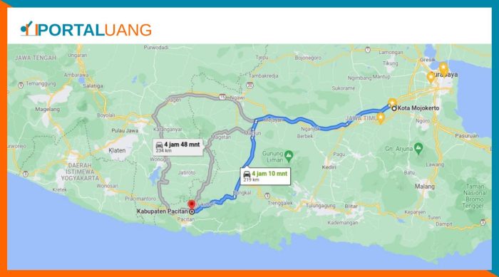 bandung jarak meulaboh berapakah garis lurus sementara panjang menghubungkan ruas itu anakbertanya