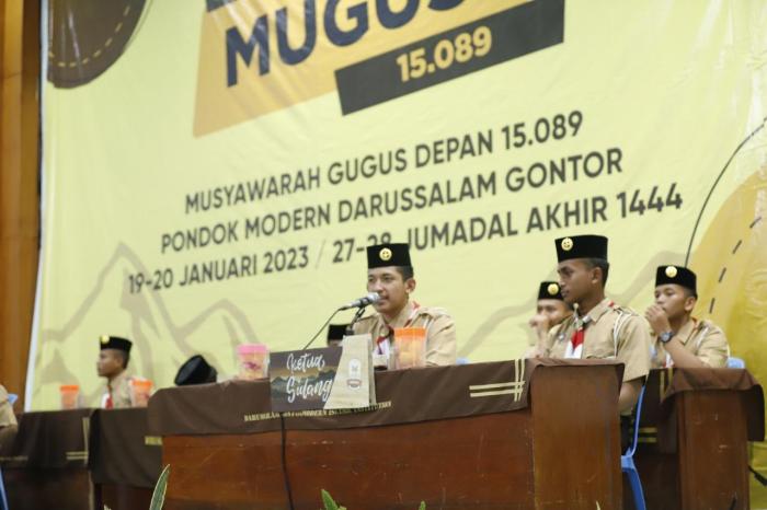 Musyawarah gugus depan dilaksanakan setiap