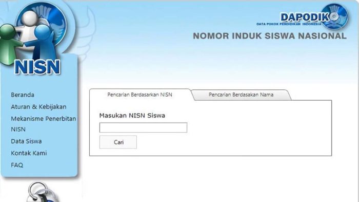 apa perbedaan nis dan nisn terbaru