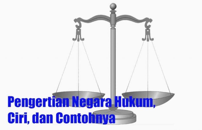 Ciri negara hukum menurut aliran anglo saxon