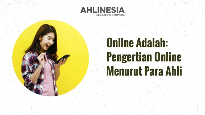 pengertian online menurut para ahli