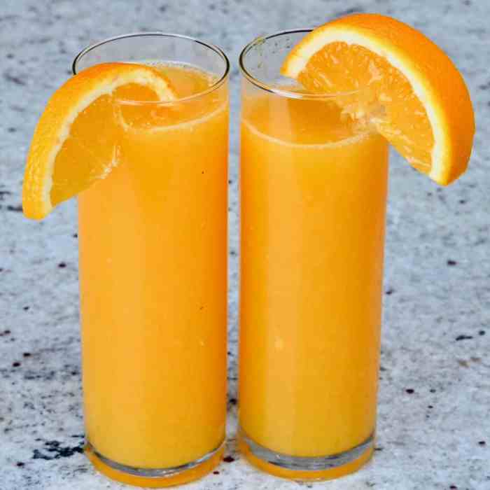 procedure text how to make orange juice