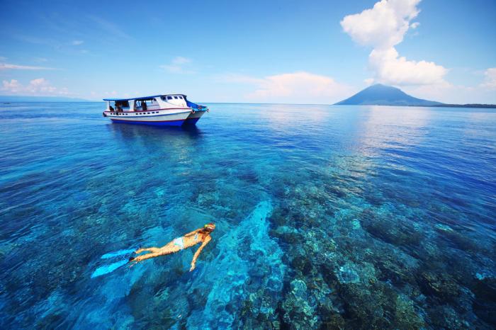 kepulauan sulawesi togean tengah keindahan laut alam maplogs elevation tomini teluk