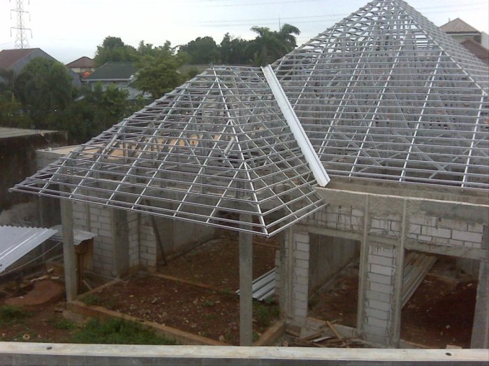 rangka atap rumah gadang terbaru