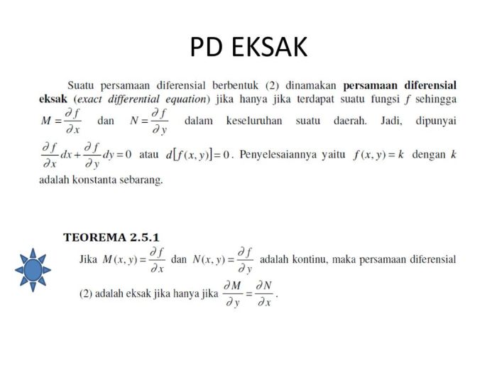 contoh soal persamaan diferensial eksak terbaru