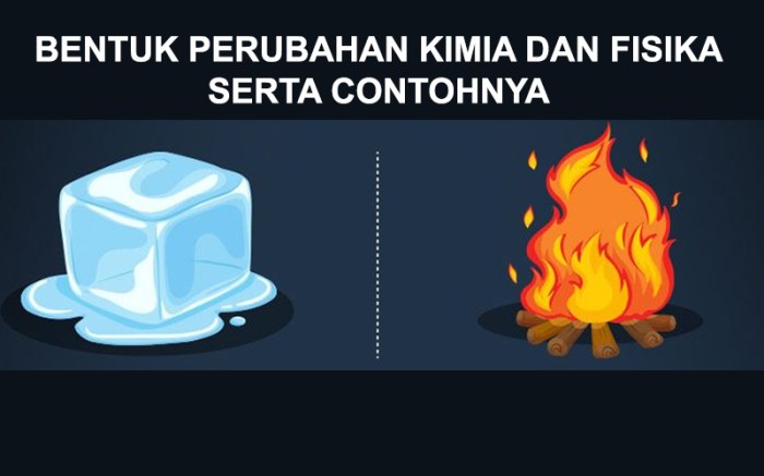 contoh soal perubahan fisika dan kimia