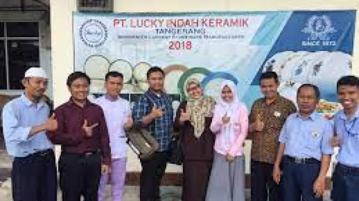 gaji pt lucky indah keramik terbaru