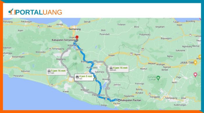 semarang jogja rute magelang ambarawa muntilan secang ungaran