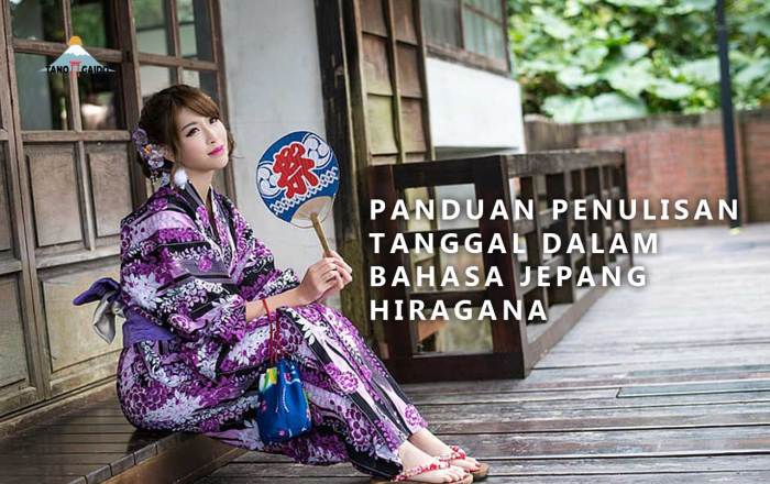 tanggal tanggal dalam bahasa jepang