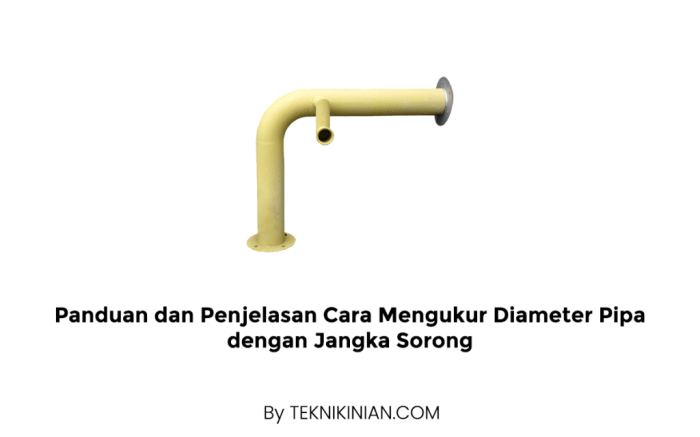 cara mengukur diameter pipa