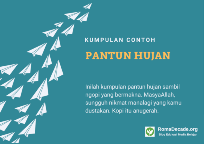 pantun hujan sambil ngopi