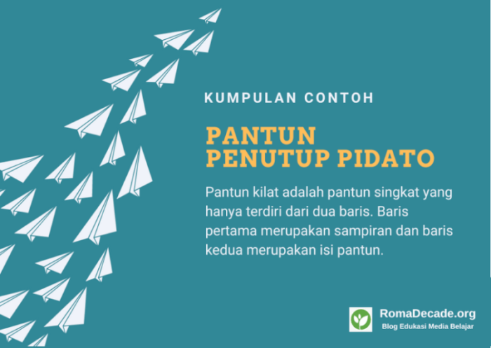 pidato penutup pantun lucu yedepe pesan akhir maaf penyampaian permintaan penekanan berisikan