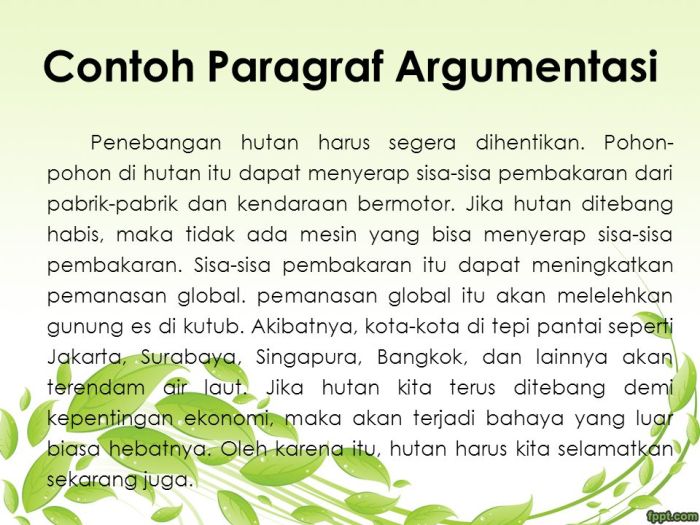 argumentasi contoh teks sekolahnesia berbagai ditulis meyakinkan pembaca paragraf maksud membujuk makalah pengembangan salah