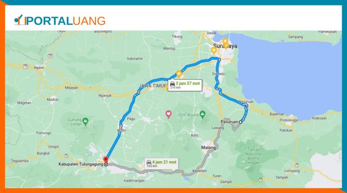 tulungagung ke malang berapa jam terbaru