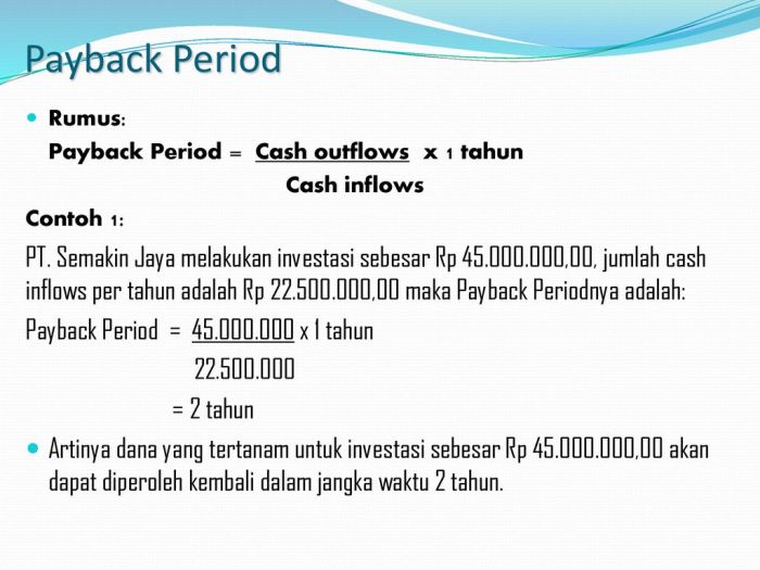 profitability rumus menghitung investasi kelayakan pi