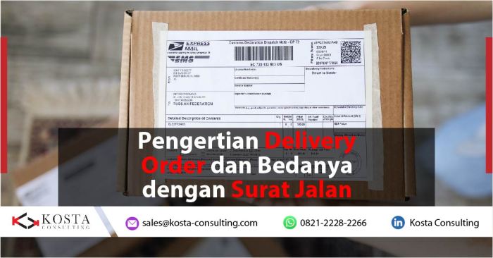 Perbedaan delivery note dan delivery order