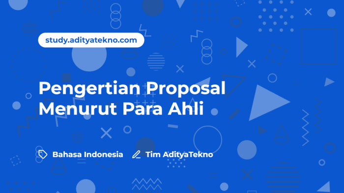 proposal menurut para ahli