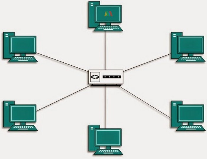 topologi jaringan bintang ciri berbagi komunikasi seputar layout switch perangkat kelebihan