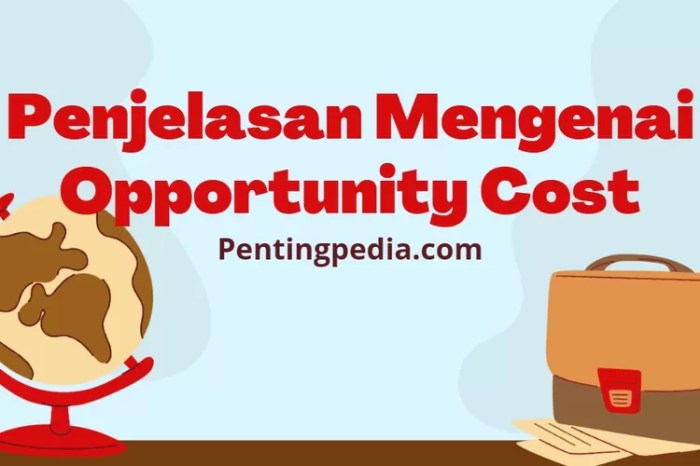 apa yang dimaksud opportunity cost