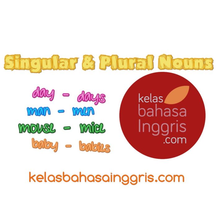 contoh singular dan plural