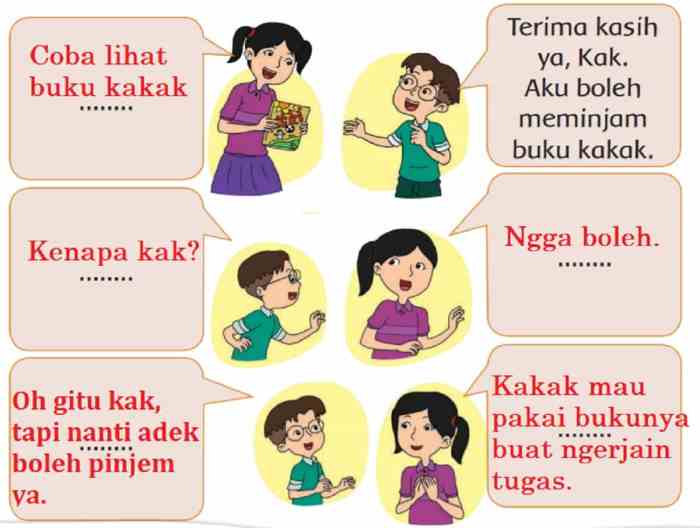 contoh percakapan ibu dan anak