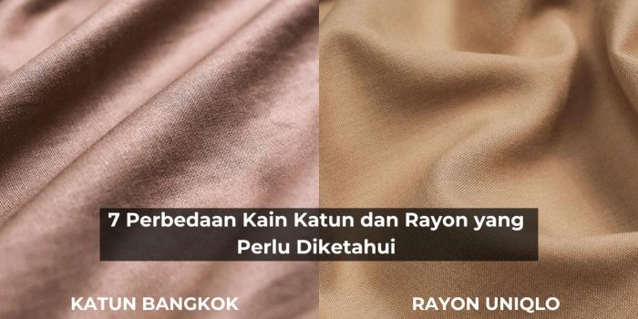 perbedaan katun dan rayon