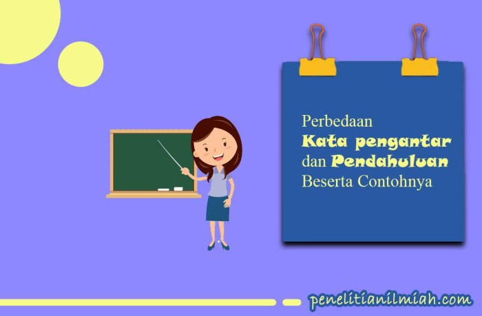 perbedaan kata pengantar dan pendahuluan