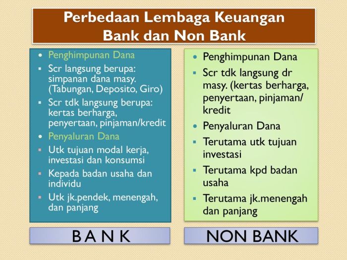 perbedaan bank dan non bank terbaru