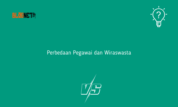 perbedaan swasta dan wiraswasta terbaru