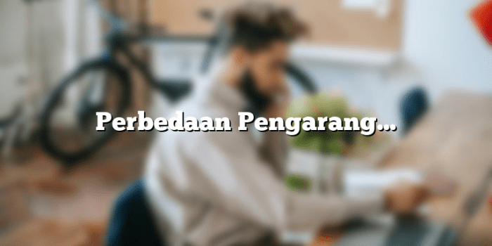 perbedaan pengarang dan penulis