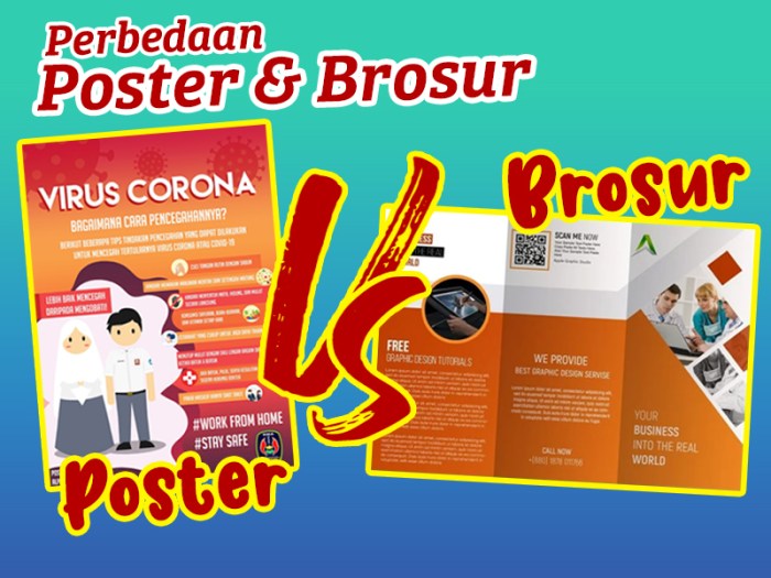 perbedaan poster dan flyer