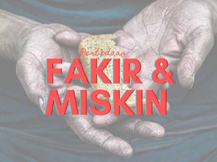 pengertian fakir dan miskin