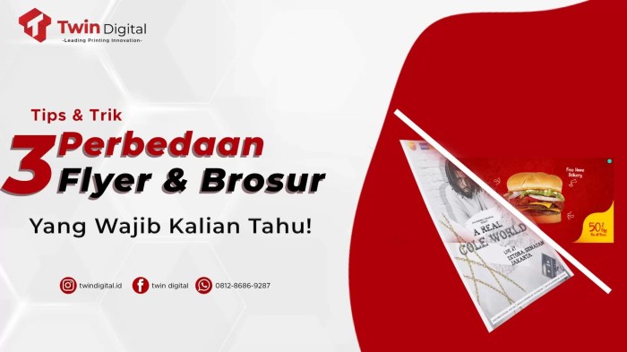 perbedaan flyer dan brosur