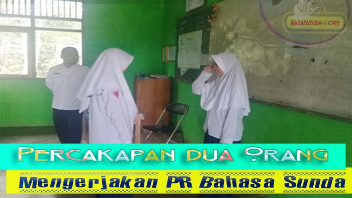 percakapan bahasa sunda 2 orang singkat terbaru