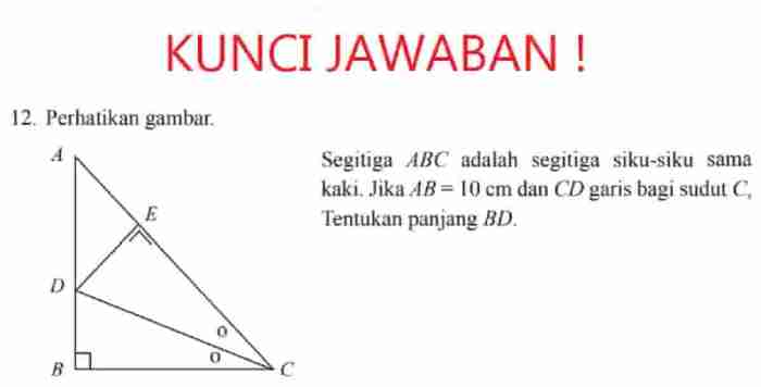 rumus kesebangunan segitiga siku siku