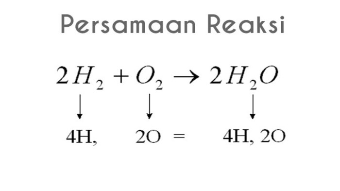 reaksi kimia persamaan penjelasan terlengkap ipa