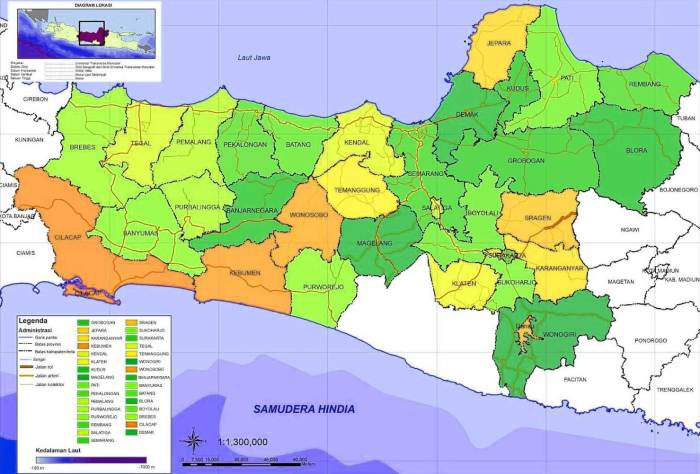 jawa peta tengah lengkap provinsi kabupaten yogyakarta jateng kode perkembangan kanal timur pulau beserta barat buta nomor negara sejarah bagian