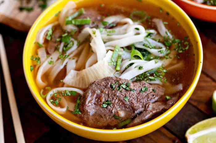 internasional pho nouilles boeuf nouille soupe riz vietnamienne piments terkenal lezat nama