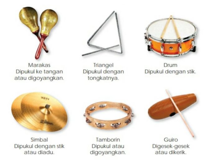 contoh alat musik yang ditekan