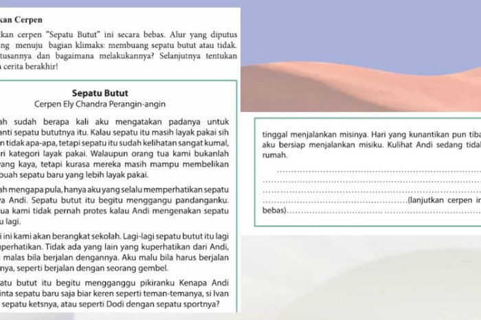 sepatu butut bahasa indonesia kelas 9 terbaru