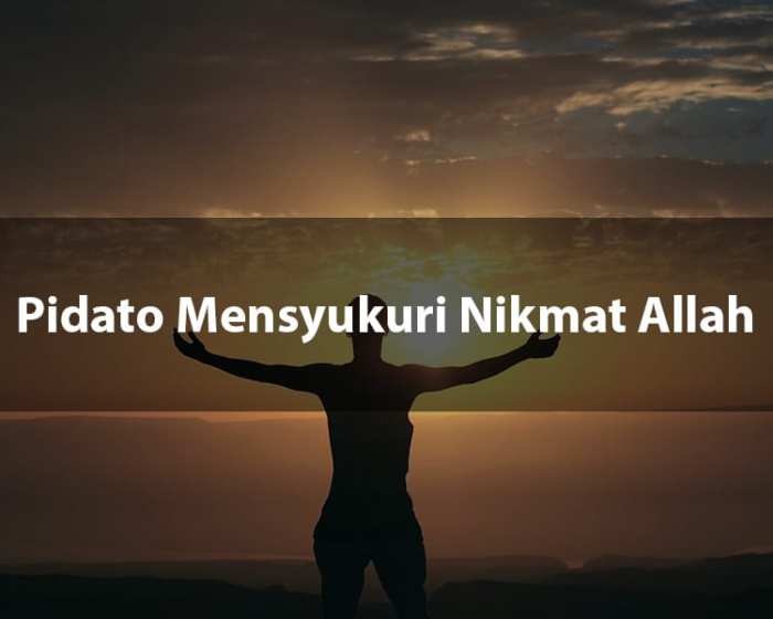 pidato mensyukuri nikmat allah lucu