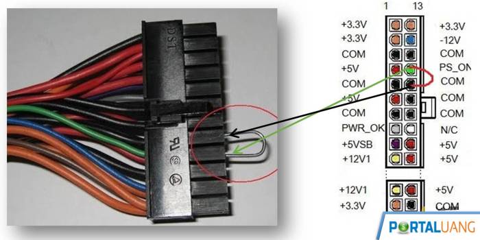 cara jumper power supply terbaru