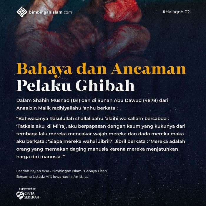 bahaya ghibah dan namimah