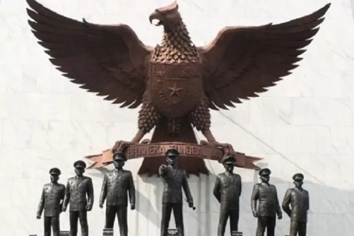pancasila monumen lahirnya kesaktian pemberontakan jurnalposmedia g30s pki sakti pahlawan