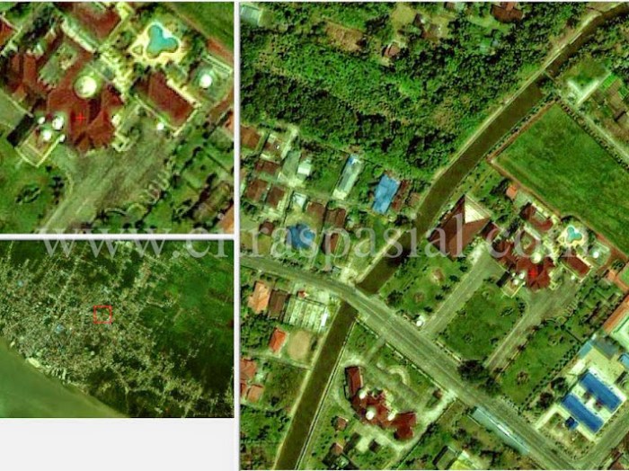 citra satelit resolusi rendah