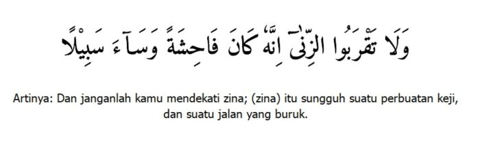 arti perkata al isra ayat 32 terbaru