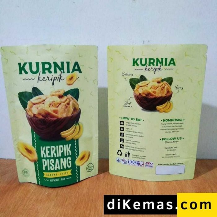 kemasan keripik singkong pedas kripik cemilan